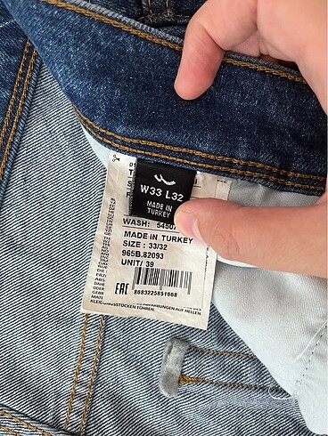 33 Beden mavi Renk Ltb pantolon