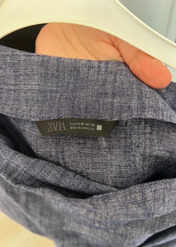 m Beden Denim Drapeli Uzun Kadın Elbise