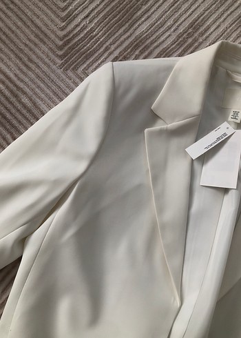 xs Beden beyaz Renk Blazer ceket