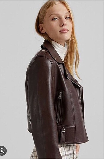 Bershka Bershka deri ceket