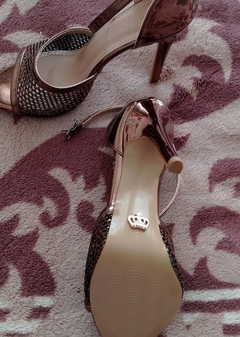 Bakır Abiye Tokalı Stiletto - Görsel 5