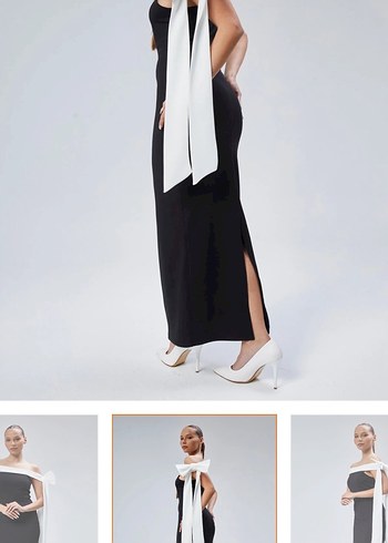 Siyah Uzun Hamile Eteği - Görsel 2