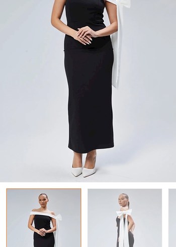 Siyah Uzun Hamile Eteği - Görsel 3