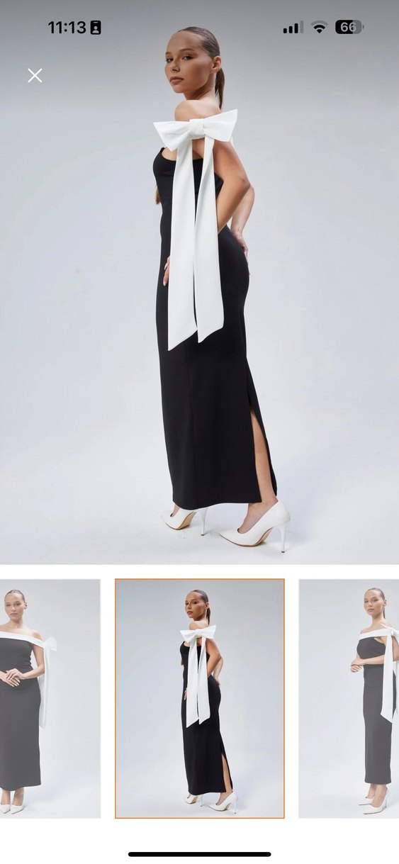 Siyah Uzun Hamile Eteği - Görsel 2