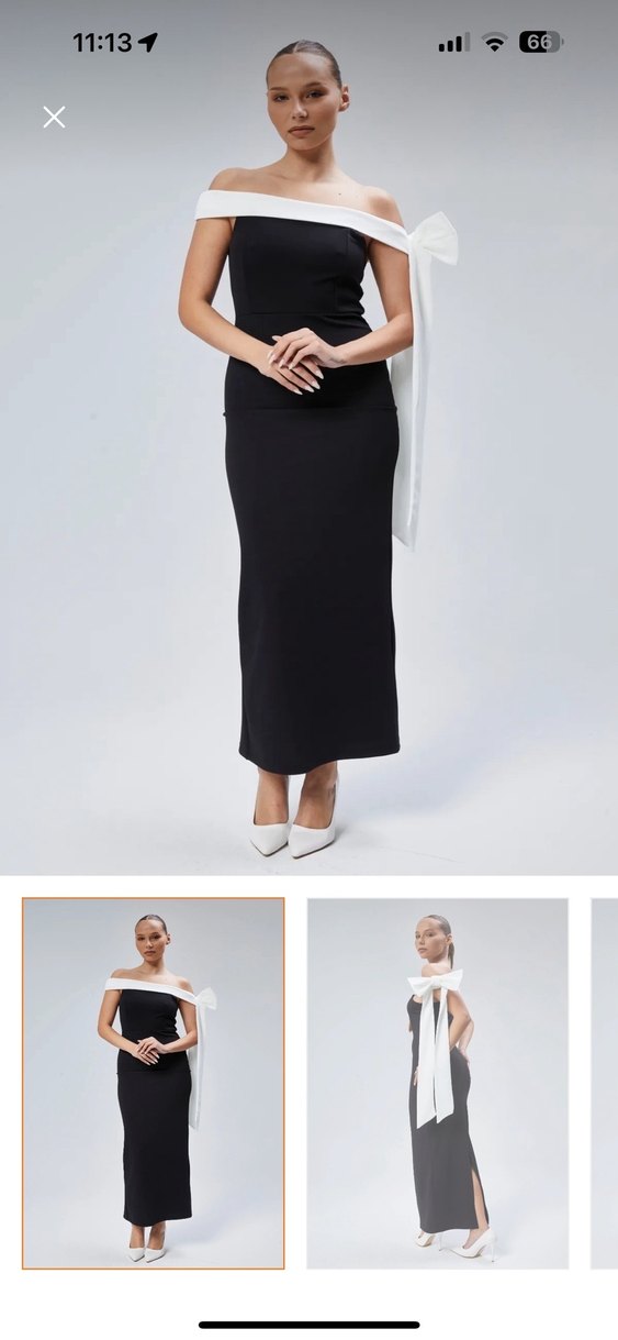 Siyah Uzun Hamile Eteği - Görsel 3