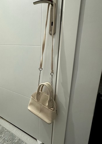 LC Waikiki Beyaz Deri Yılan Desenli Kadın Çanta