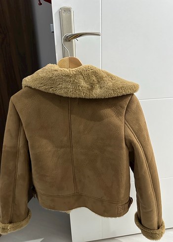 Stradivarius Kürklü Süet Kadın Ceket