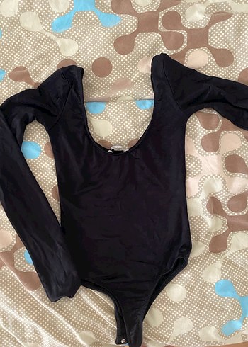 xs Beden Bershka u yaka çıtçıtlı body xs