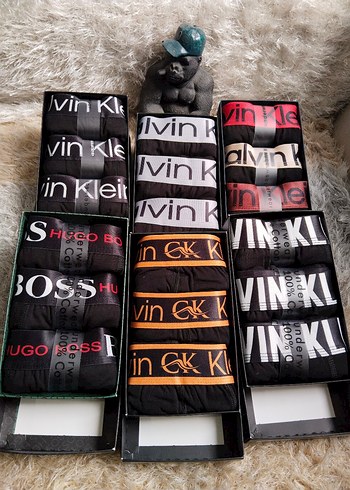 ERKEK BOXER 3 LÜ XXL BEDENLER YANA KAYDIRINIZ - Görsel 3