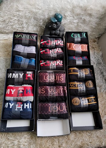 ERKEK BOXER 3 LÜ XXL BEDENLER YANA KAYDIRINIZ - Görsel 4