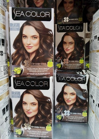 SeaColor saç boyası diğer renkler için yana yana - Görsel 3