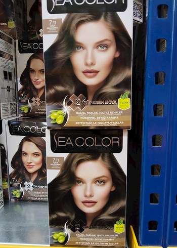 SeaColor saç boyası diğer renkler için yana yana - Görsel 4
