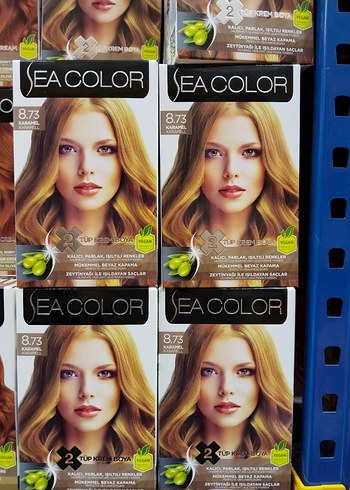 SeaColor saç boyası diğer renkler için yana yana - Görsel 11
