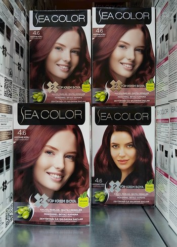 Sea Color Saç Boyası diğer renkler için yana KAYDIRINIZ - Görsel 11