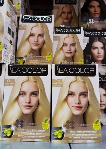 Sea Color Saç Boyası diğer renkler için yana KAYDIRINIZ - Görsel 5