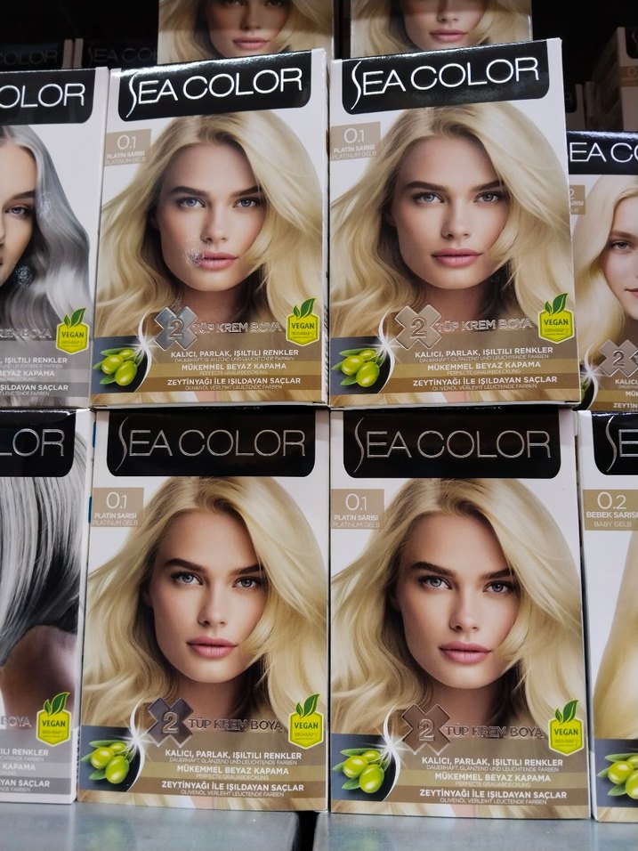 Sea Color Saç Boyası diğer renkler için yana KAYDIRINIZ - Görsel 4