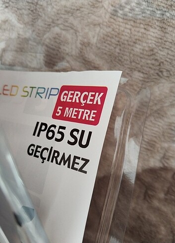 Beden çeşitli Renk ŞERİT LED SU GEÇİRMEZ 5 METRE