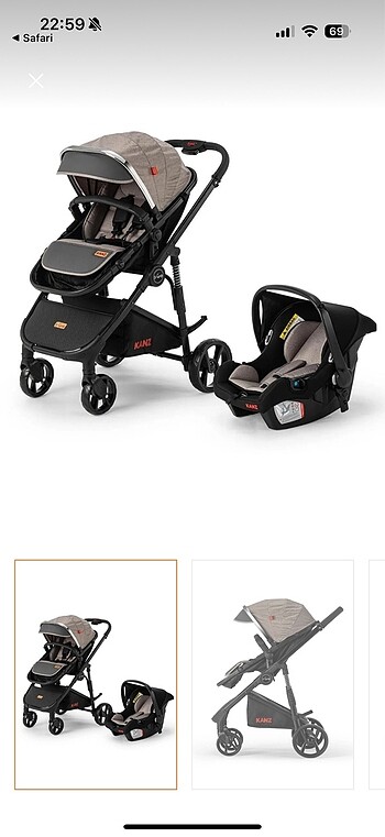 Kanz s-go travel sistem bebek arabası