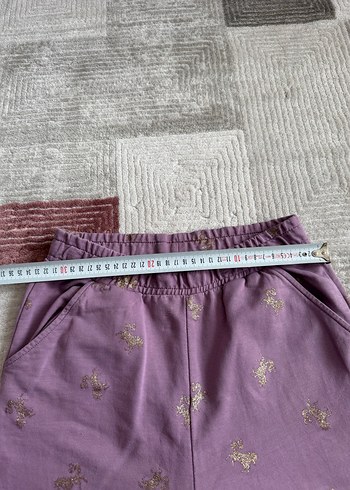 Mor Payetli Bol Kesim Kız Eşofman - Görsel 5