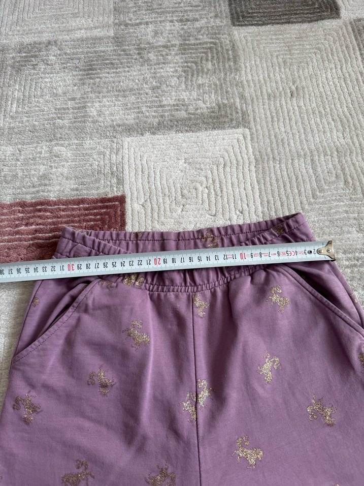 Mor Payetli Bol Kesim Kız Eşofman - Görsel 5