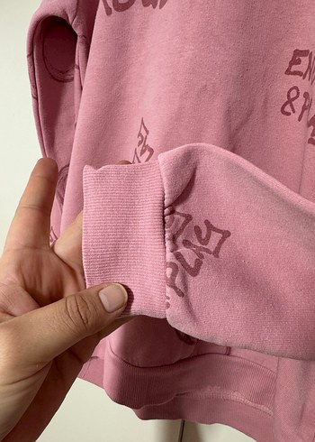 LCWaikiki Mickey mouse Kapüşonlu Kız Sweatshirt - Görsel 3