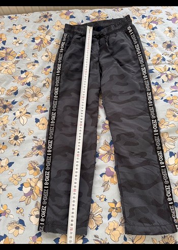 LCWaikiki Gri Kamuflaj polar pantolon - Görsel 5