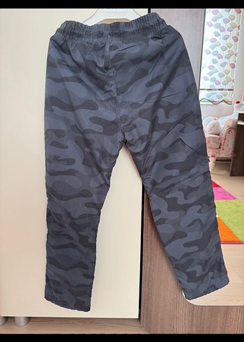 LCWaikiki Gri Kamuflaj polar pantolon - Görsel 3