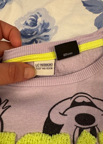 Mor Mickey ve Arkadaşları Baskılı Sweatshirt - Görsel 8