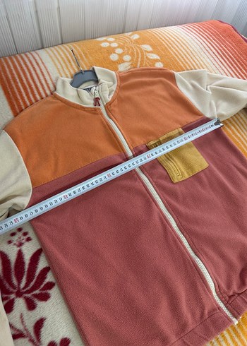 Renkli polar Fermuarlı Streetwear Polar - Görsel 6