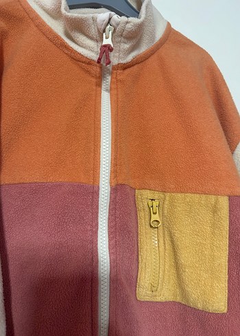 Renkli polar Fermuarlı Streetwear Polar - Görsel 4