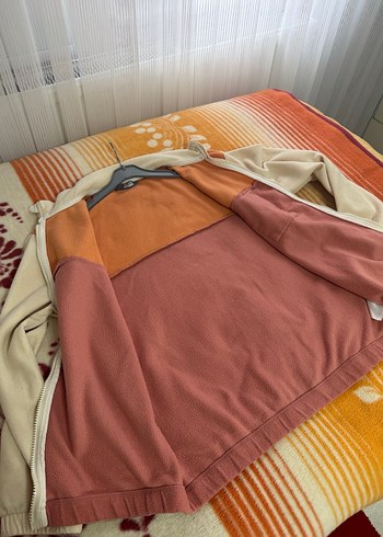 Renkli polar Fermuarlı Streetwear Polar - Görsel 8