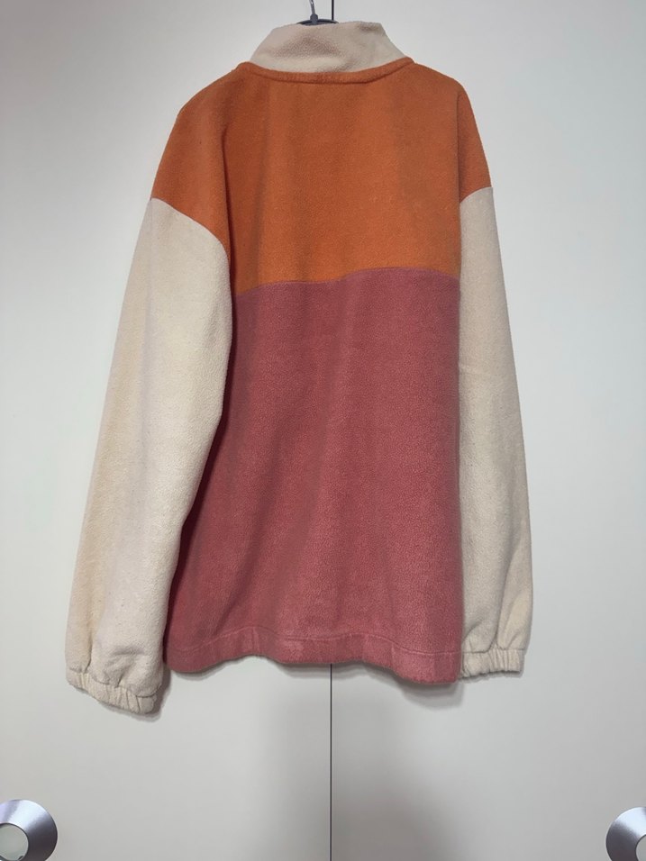 Renkli polar Fermuarlı Streetwear Polar - Görsel 5