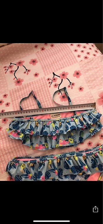 11-12 Yaş Beden çeşitli Renk LCWaikiki bikini