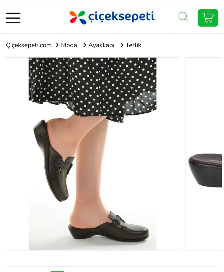 Ceyo Kadın Kahverengi Deri Dolgu Topuk Terlik - Görsel 3