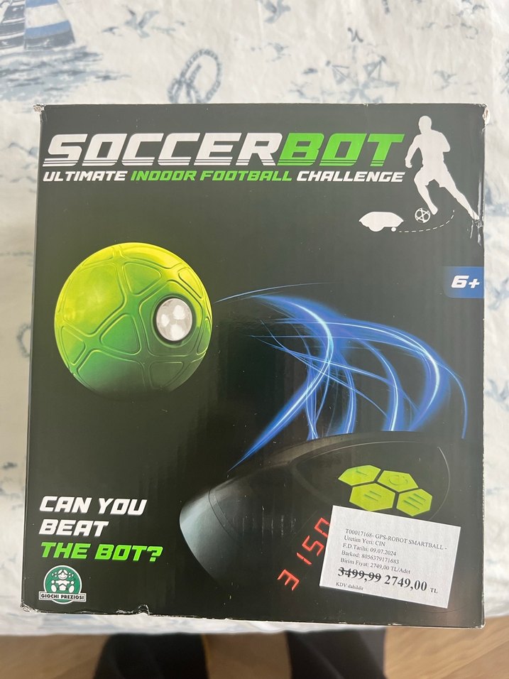 Soccerbot Akıllı Top(evde sürekli top oynayan çocuklara göre) - Görsel 2