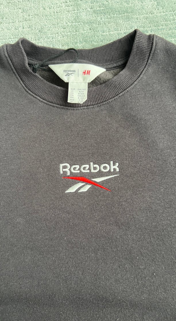 Reebok çocuk siyah Sweatshirt - Görsel 2