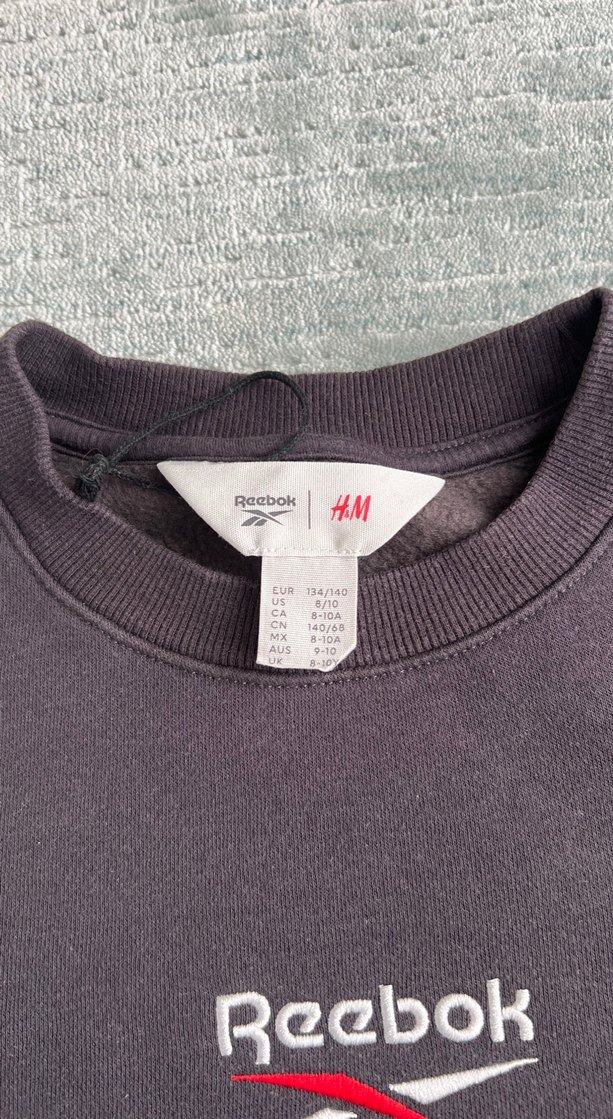 Reebok çocuk siyah Sweatshirt - Görsel 3