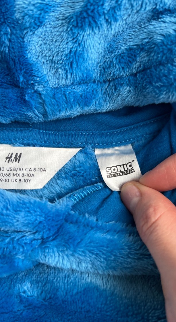 Mavi Kapüşonlu Erkek Çocuk Sweatshirt - Görsel 4