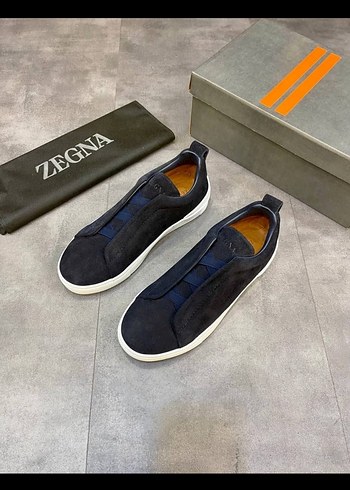 Zegna Lacivert Kadın Spor Ayakkabı