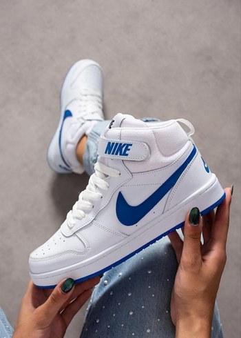37 Beden Mavi Nike Bağcıklı Spor Ayakkabı