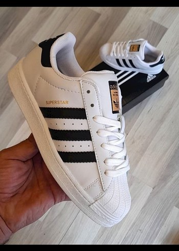 36 Beden Beyaz Adidas Superstar Kadın Spor Ayakkabı