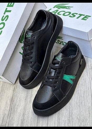 42 Beden Lacoste Siyah Erkek Spor Ayakkabı