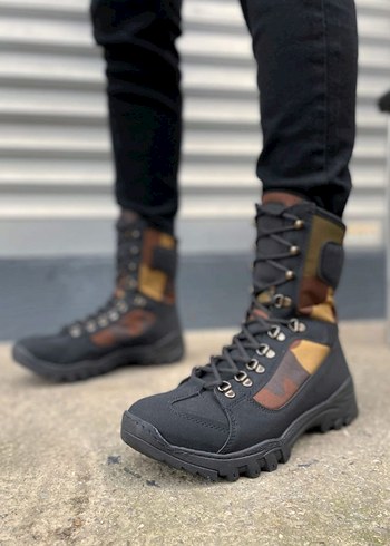 Çöl Botu Orijinal Unısex Kamuflaj Bağcıklı Erkek Bot - Görsel 4