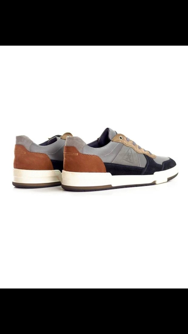 GAASTEA Hakiki Deri Gri ve Kahverengi Erkek Spor Ayakkabı - Görsel 4