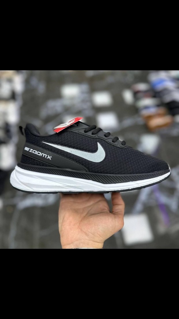 Nike zoom x Siyah Erkek Spor Ayakkabı Zebra Desenli - Görsel 3