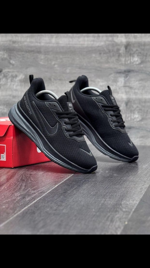 Nike zoom x Erkek Siyah Bağcıklı Spor Ayakkabı - Görsel 2