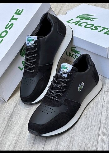 Lacoste Lacoste Siyah Bağcıklı Erkek Spor Ayakkabı