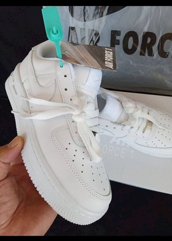 39 Beden beyaz Renk Nike Erkek Beyaz Bağcıklı Spor Ayakkabı