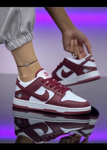 38 Beden bordo Renk Nike Dunk Low JEFF STAPLE