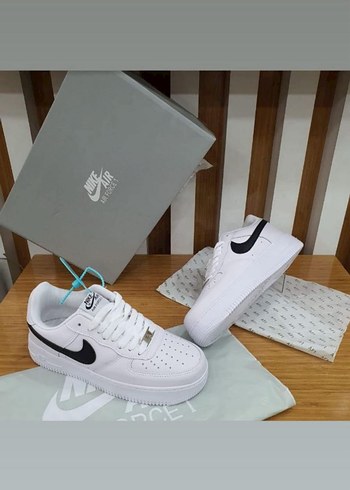 Nike Nike Air Beyaz Siyah Erkek Spor Ayakkabı